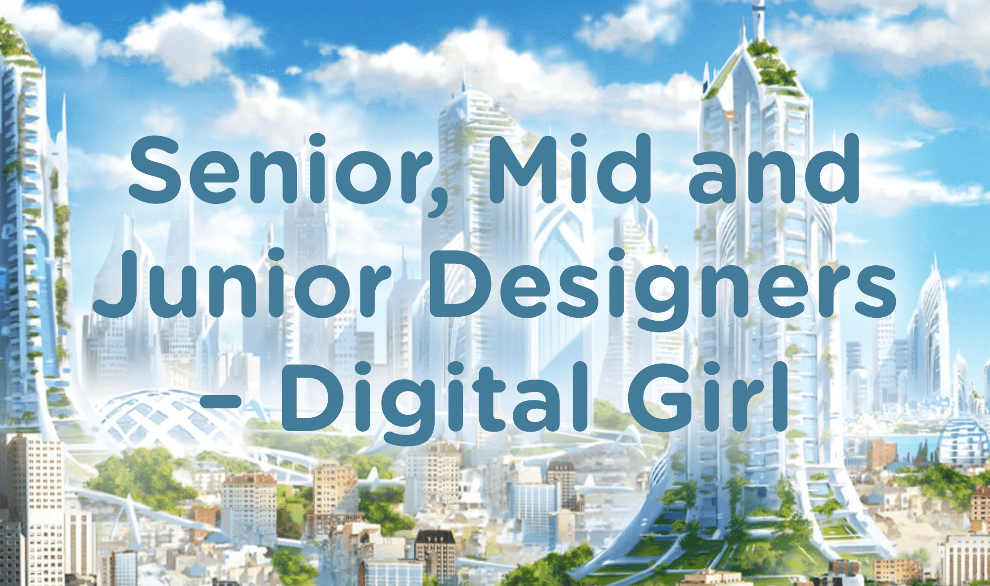 Senior, Mid and Junior Designers – Digital Girl